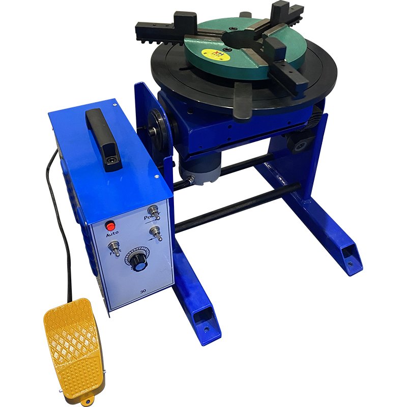 Compact 30kg Welding Positioner | Bench-Mounted Rotary Table